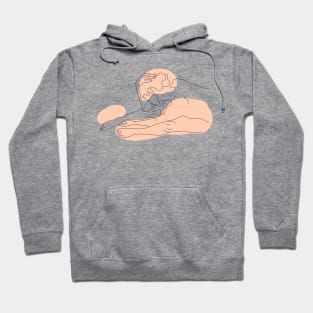 illustration a beautiful image of a female figure Hoodie